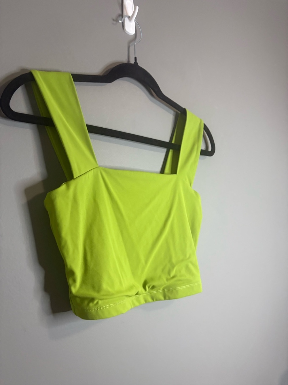 Dynamite Neon Lime Square Neck Crop Top – Women’s XS - Picture 3 of 6